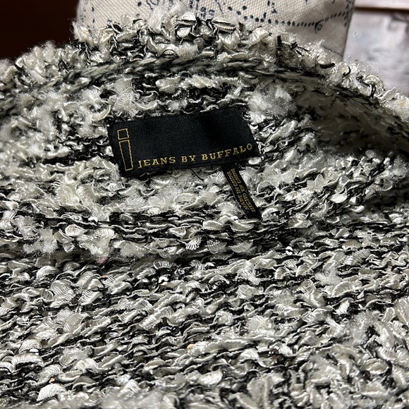 I jeans by Buffalo Crew Neck Long Sleeve Knitted Sparkly Sweater - Picture 8 of 8